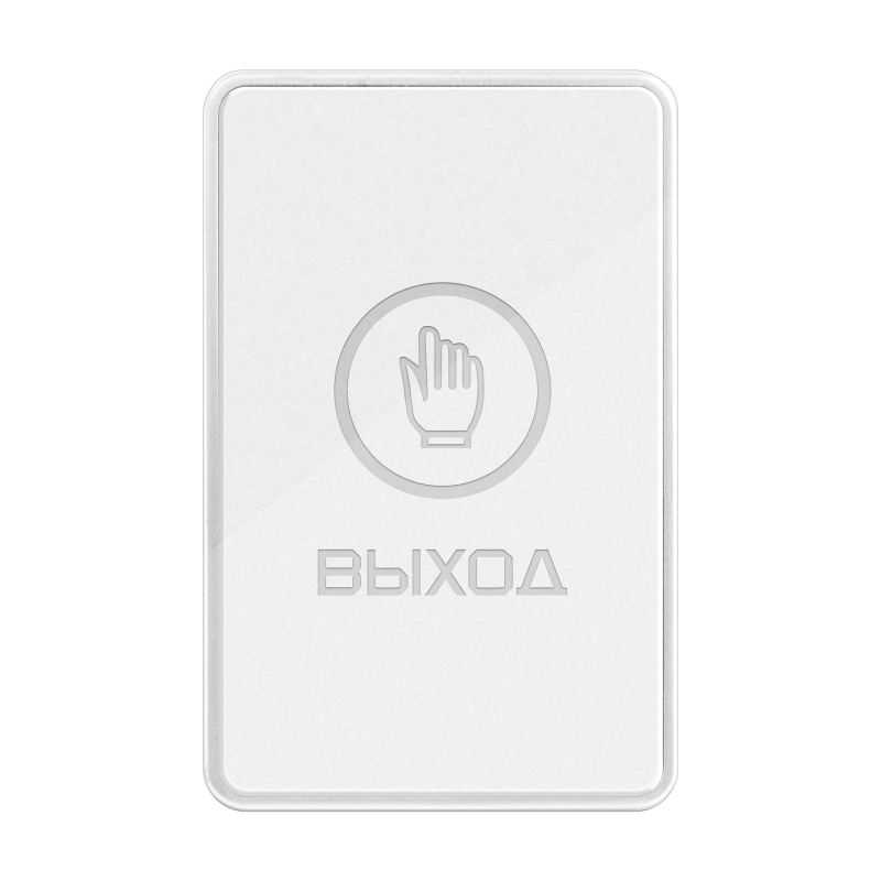 Видеодомофон B60TL WHITE - сенсорная накладная кнопка с подсветкой Белый купить в Беларуси