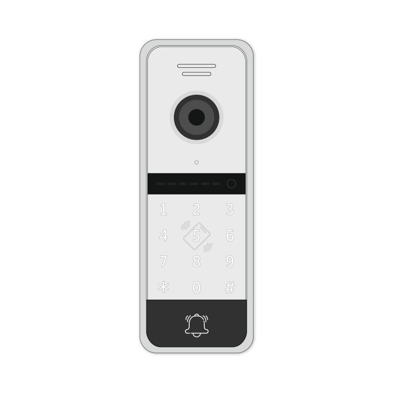 Видеодомофон FANTASY MRK FHD WHITE - Full HD вызывная панель 2.1 Мп со СКУД Белый купить в Беларуси